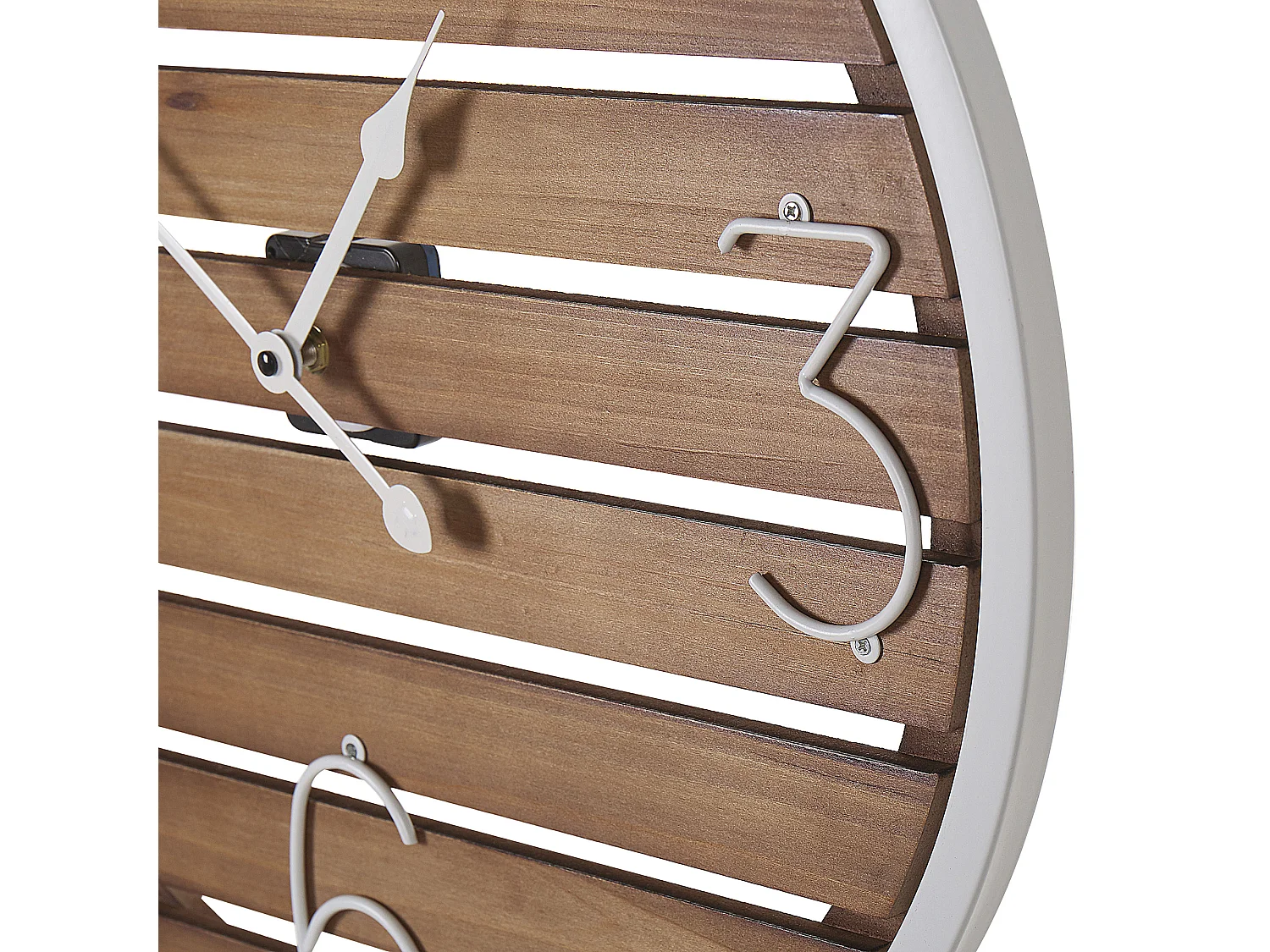 Horloge murale ARRIAGA 50 cm Bois Marron foncé