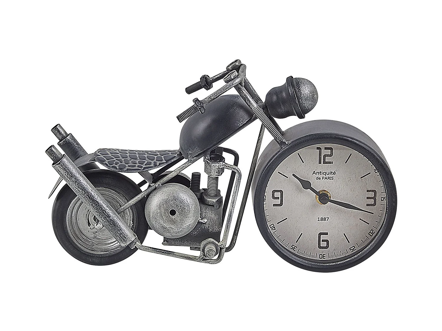 Relógio BERNO 30 cm Metal Preto