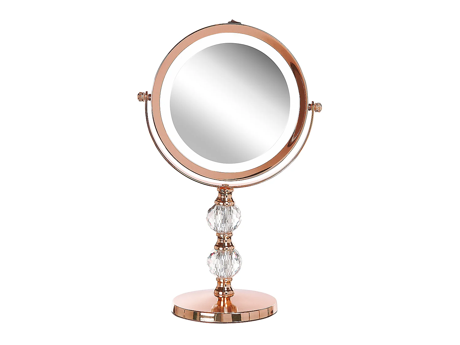 Miroir de table LED CLAIRA Rose doré