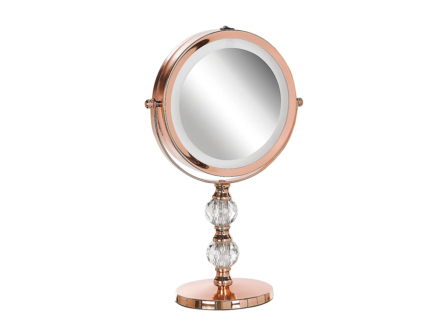 Miroir de table LED CLAIRA Rose doré