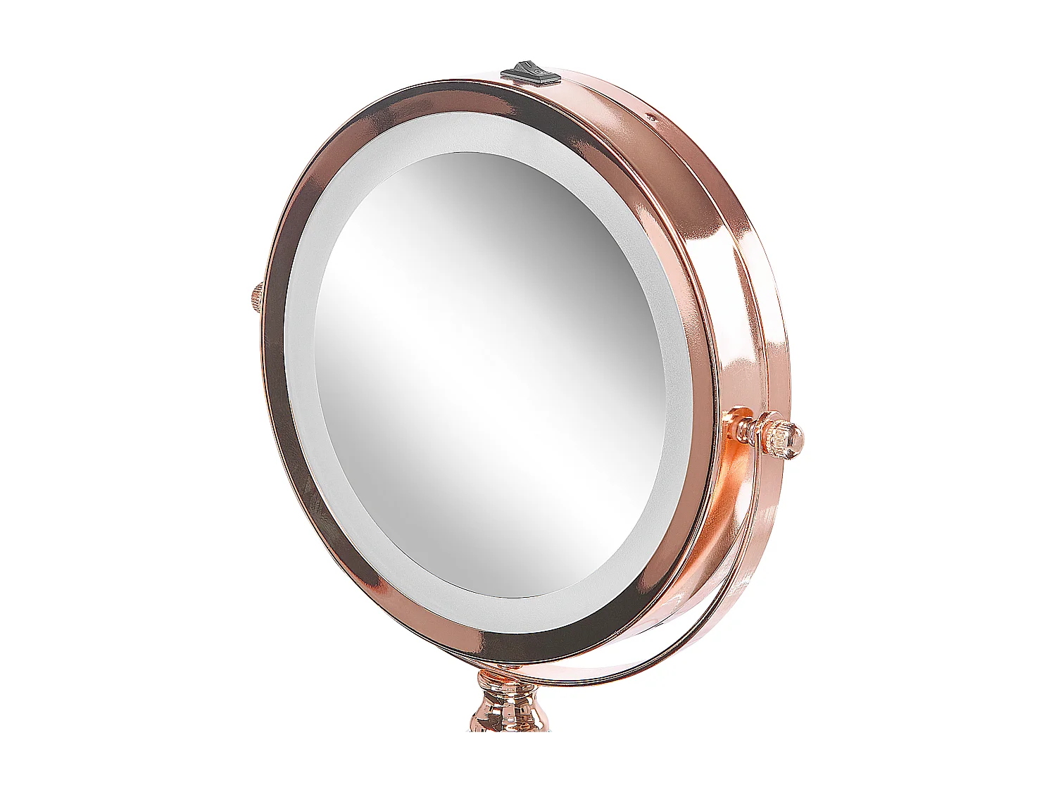 Miroir de table LED CLAIRA Rose doré