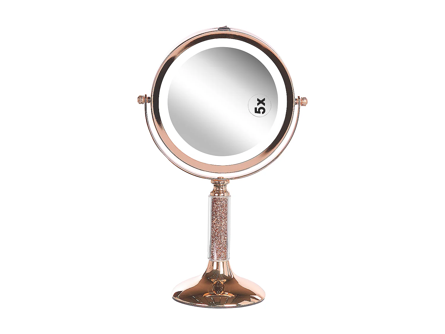 Miroir de table LED BAIXAS Rose doré