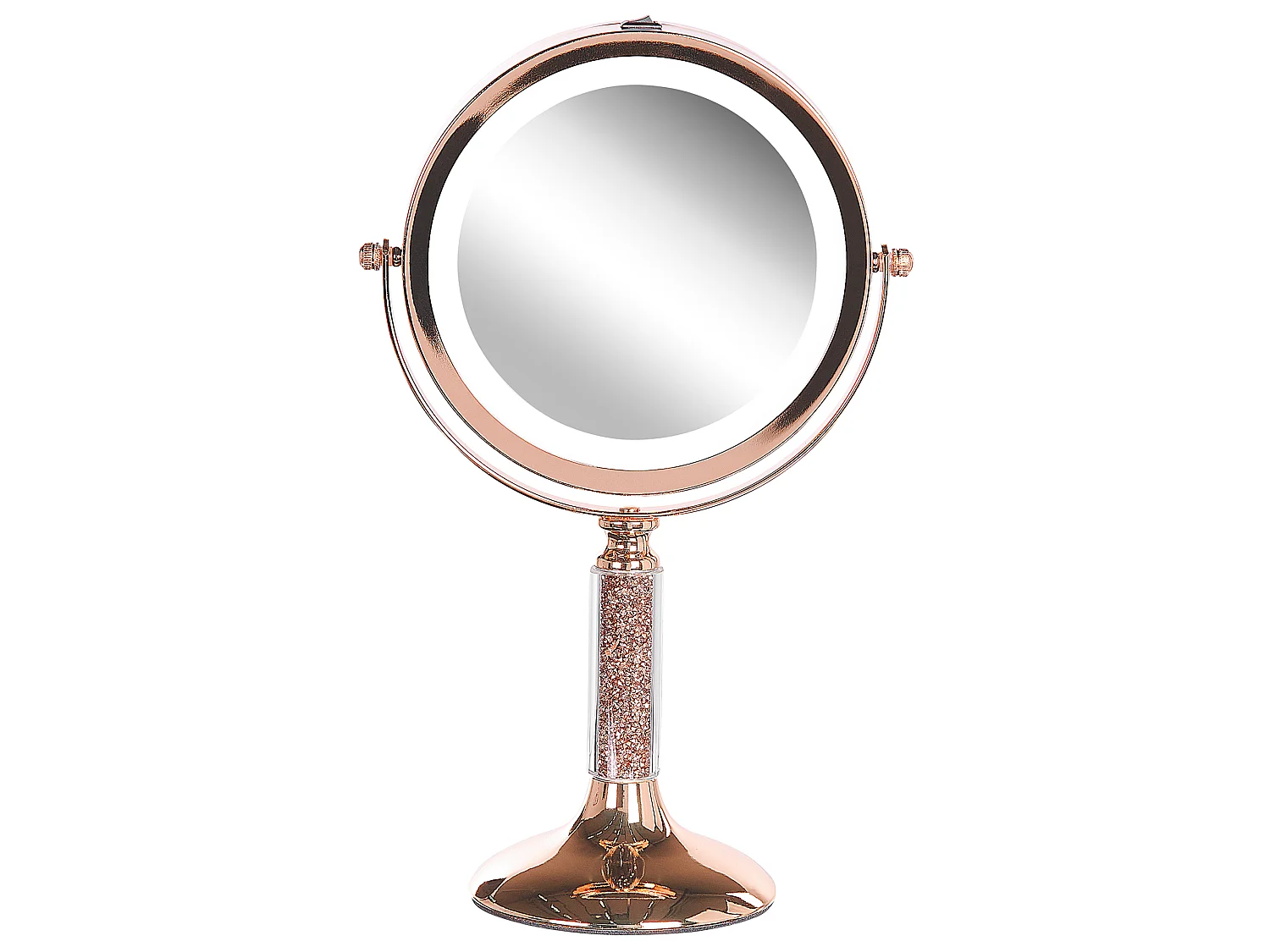 Miroir de table LED BAIXAS Rose doré