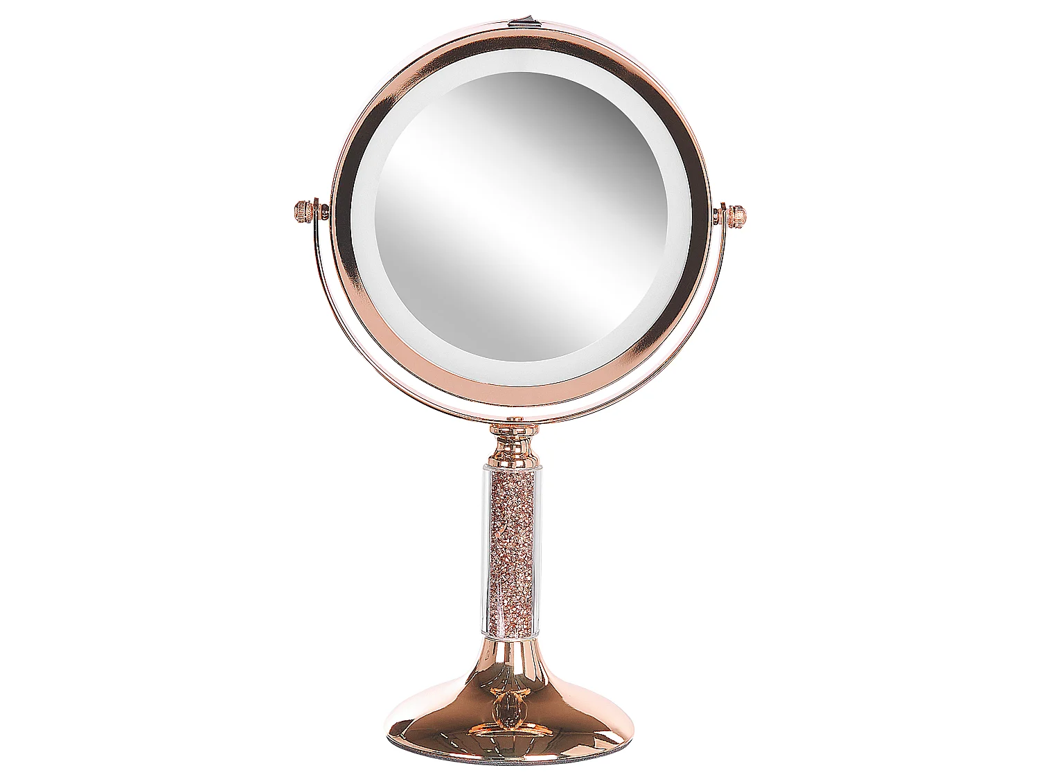 Miroir de table LED BAIXAS Rose doré