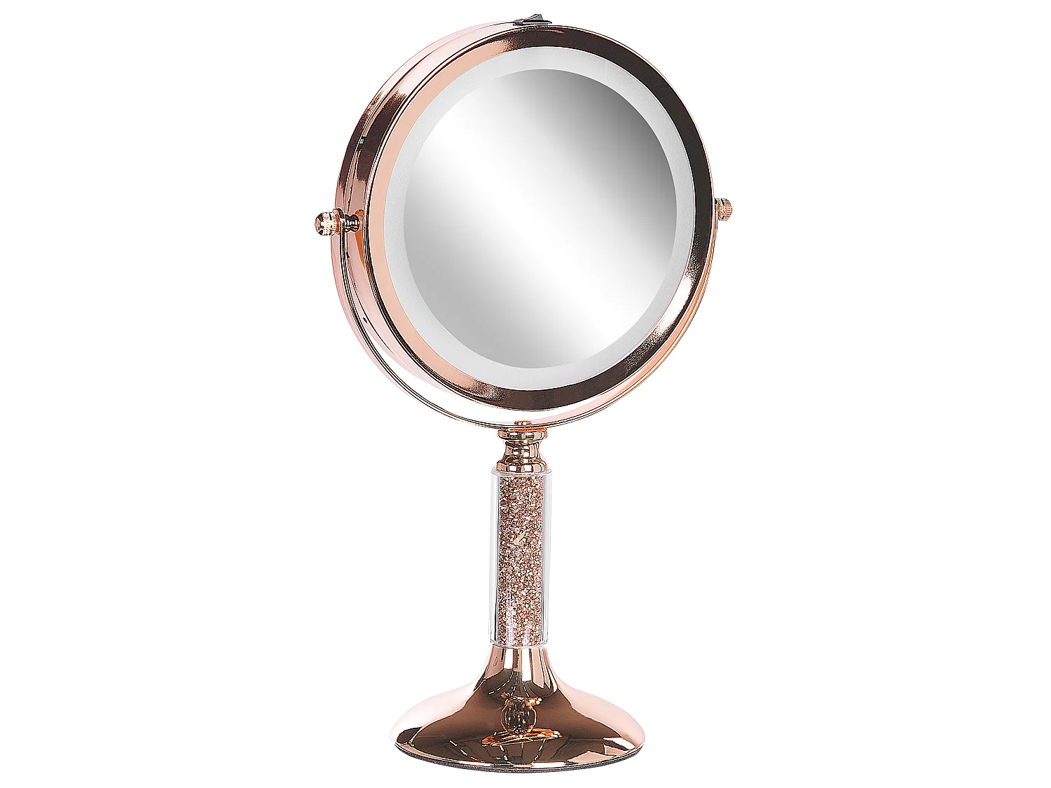 Miroir de table LED BAIXAS Rose doré