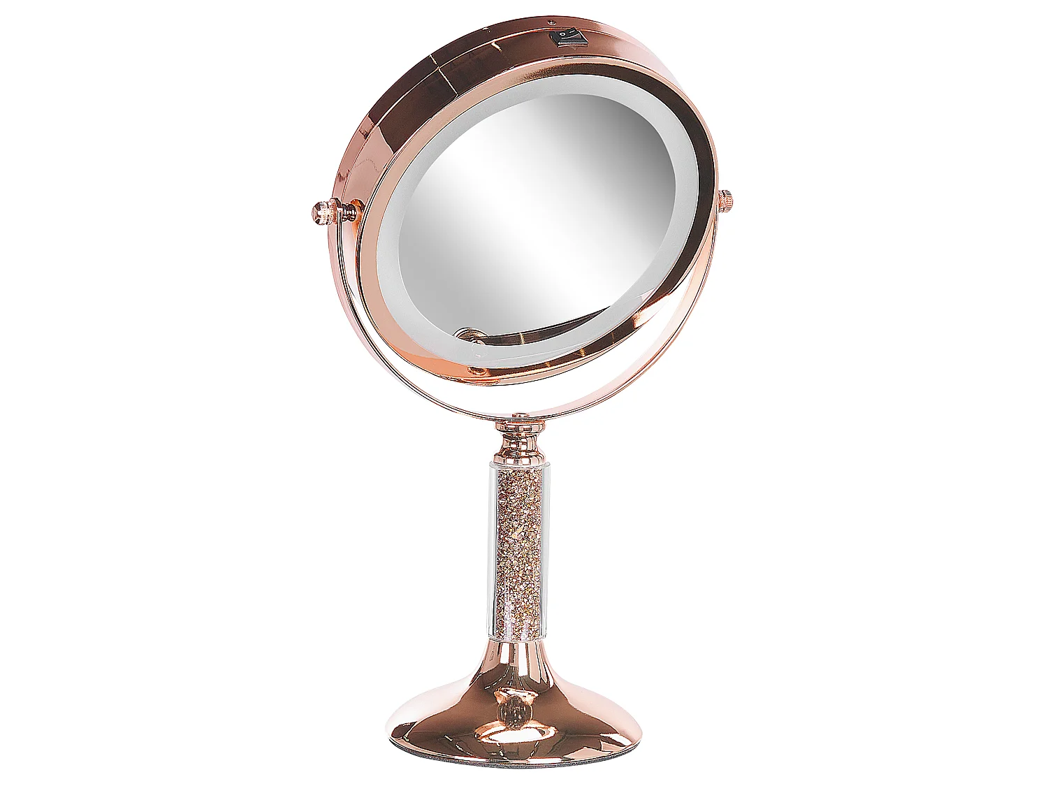 Miroir de table LED BAIXAS Rose doré