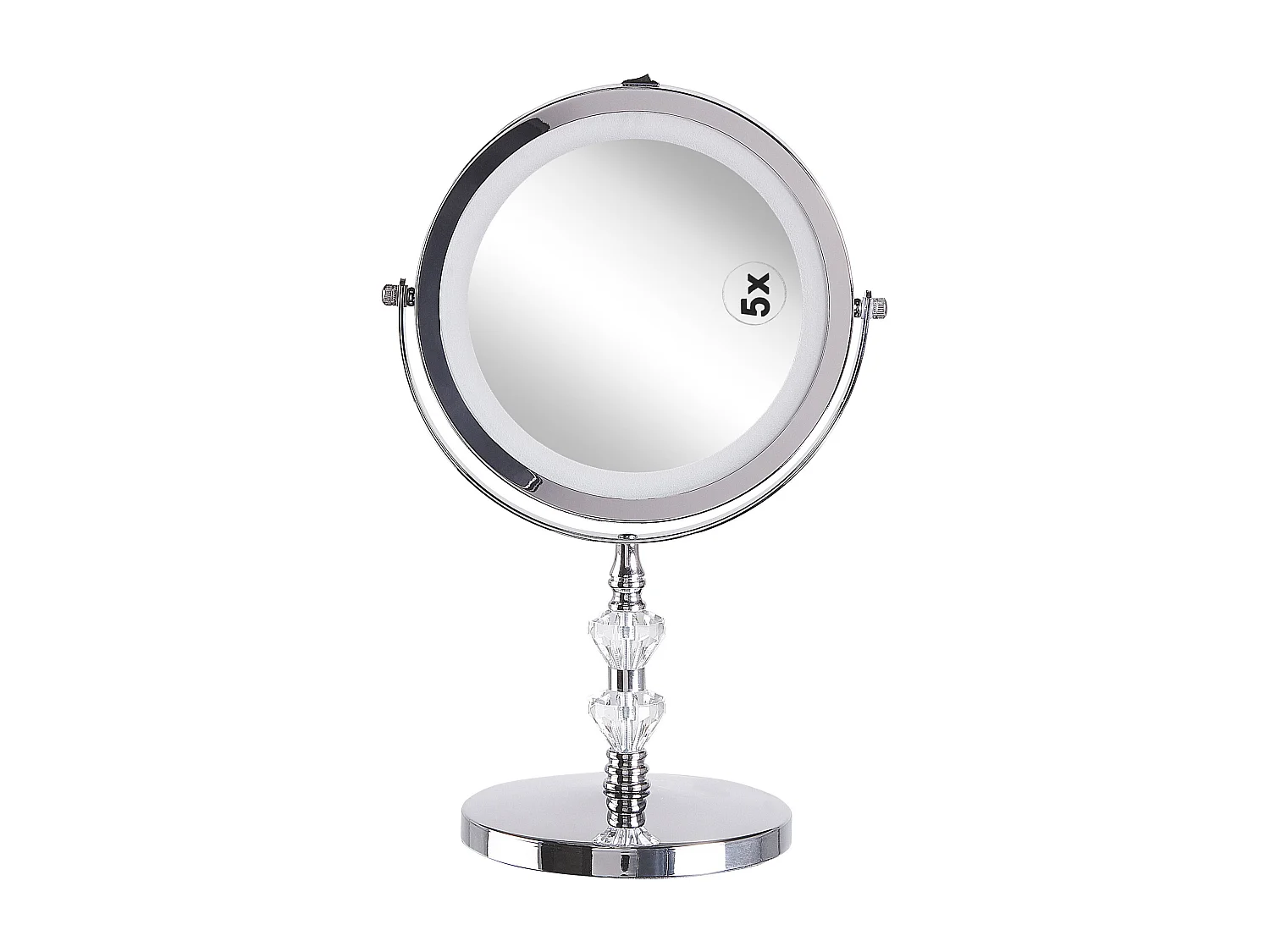 Miroir de table LED LAON Argenté