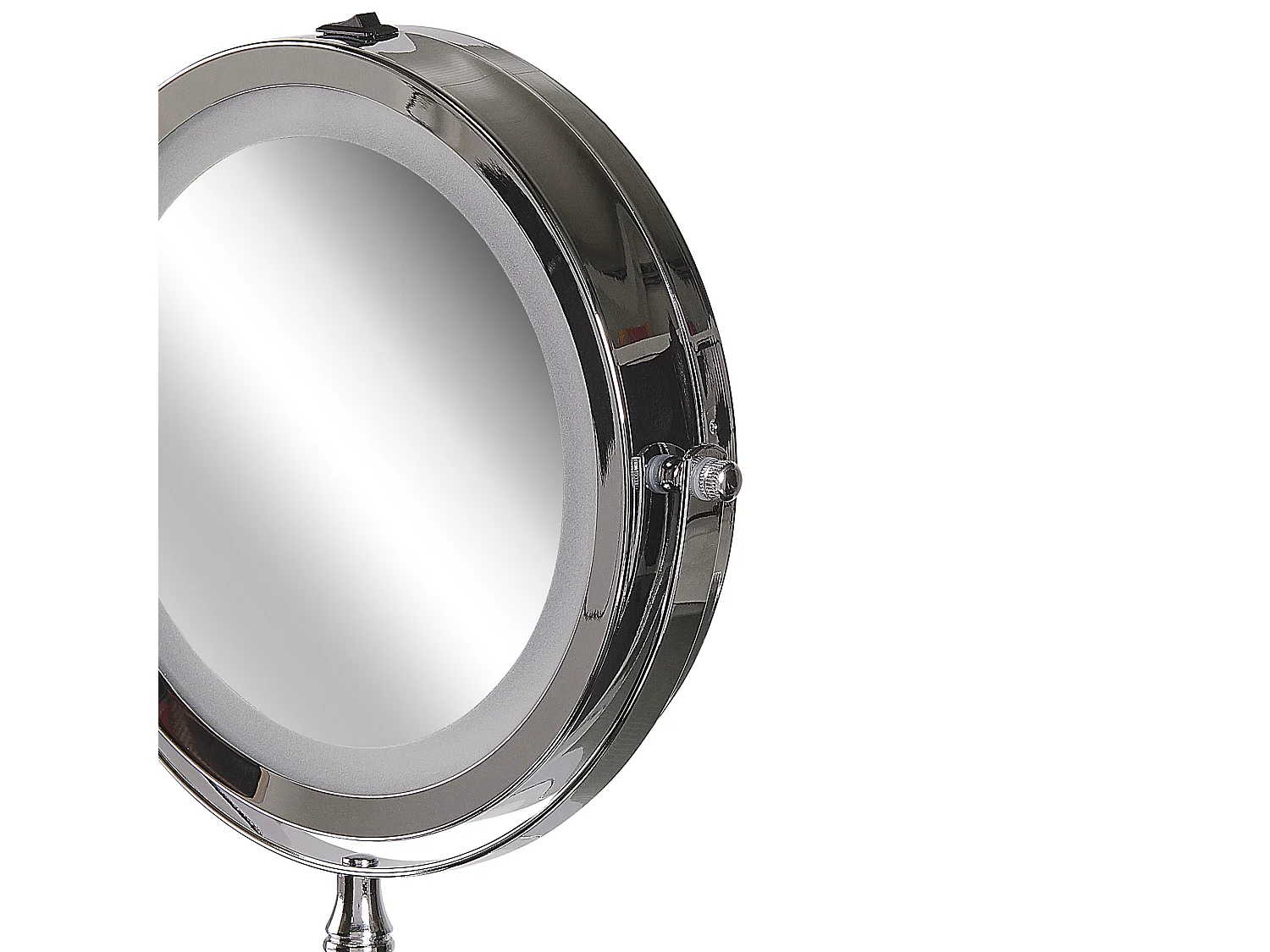 Lusterko kosmetyczne LED ø 20 cm srebrne LAON