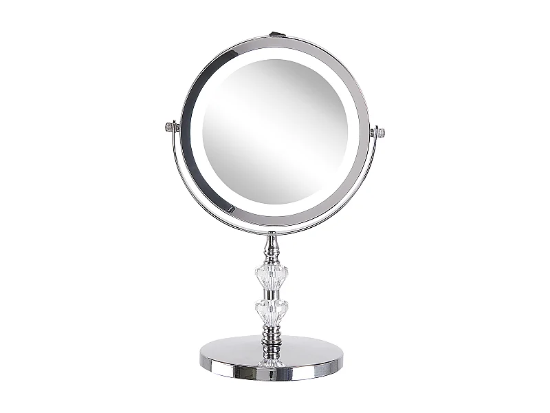 Miroir de table LED LAON Argenté