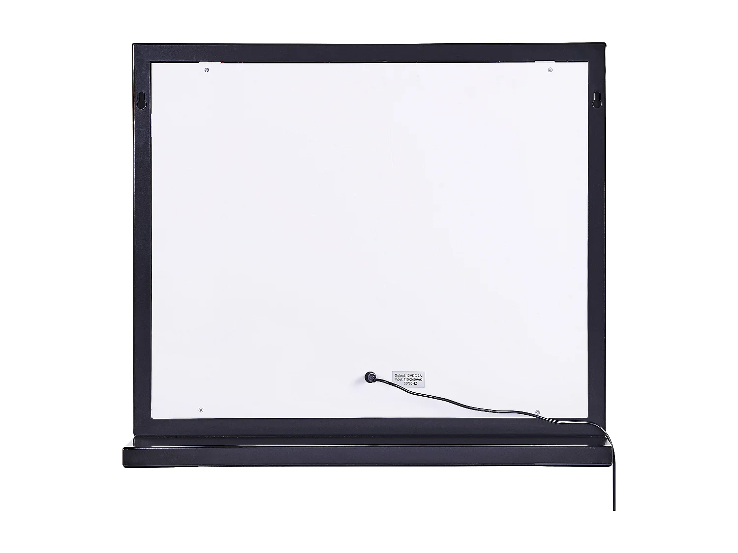 Kaptafel spiegel LED BEAUVOIR Zwart