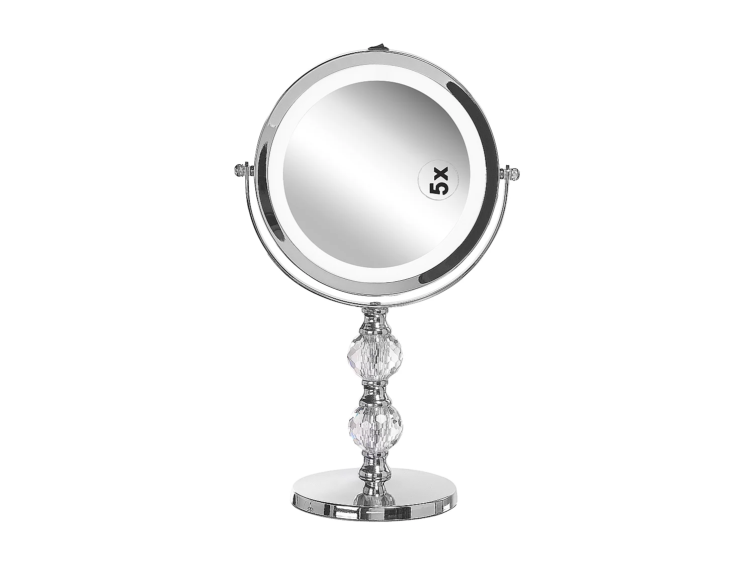 Make-up spiegel LED CLAIRA Zilver