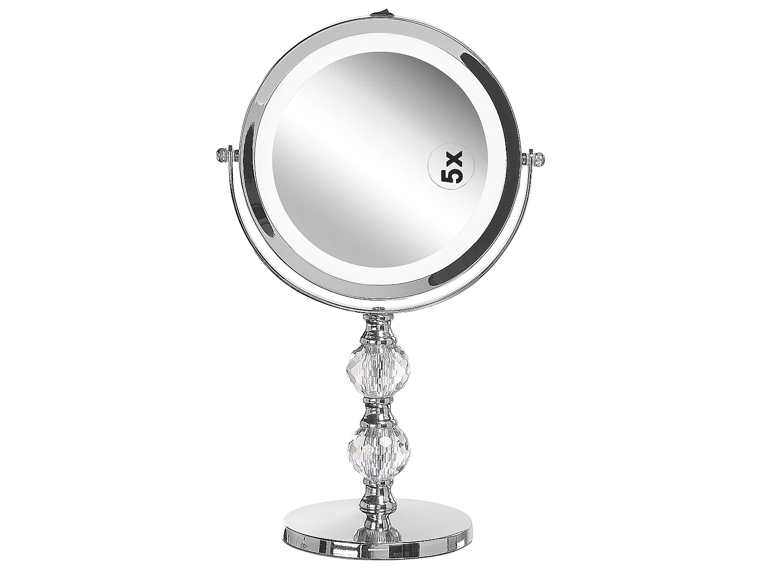 Miroir de table LED CLAIRA Argenté