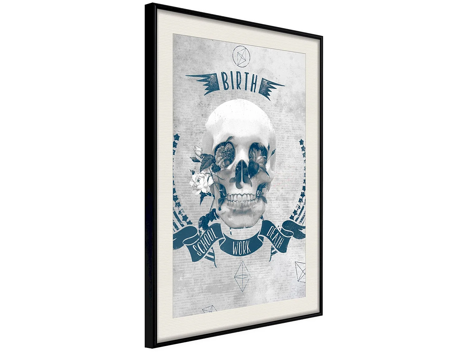 Tableau cadre Nouvelle histoire sur la vie - 30 x 45 cm