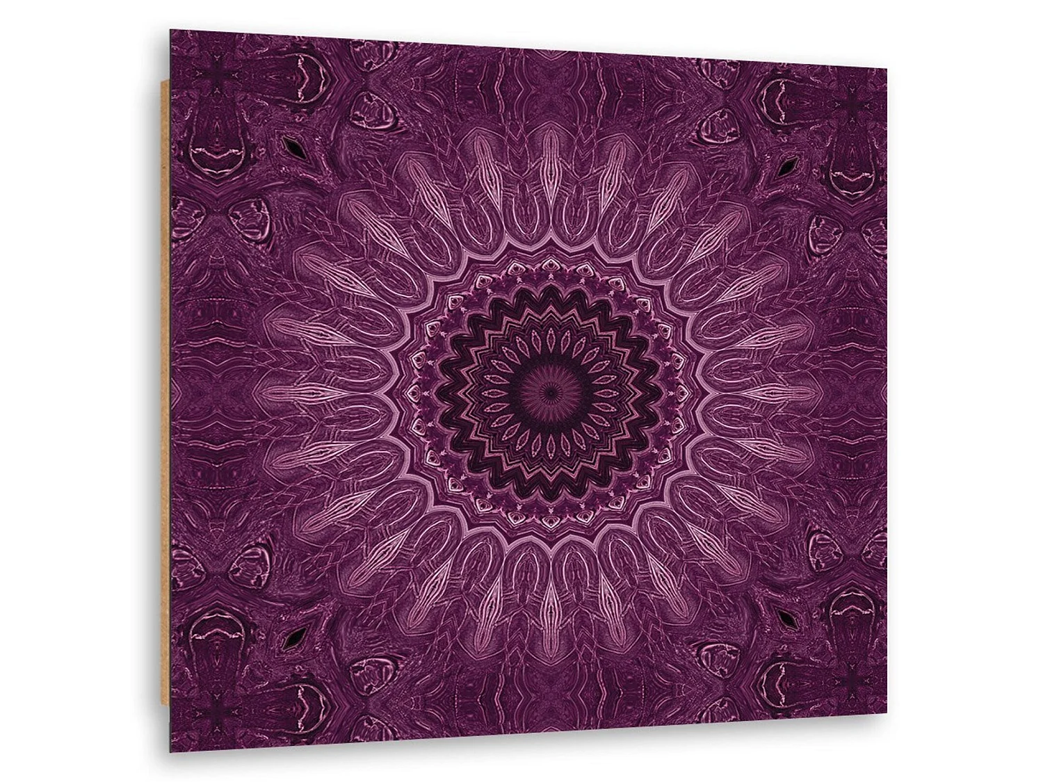 Tableau bois mandala 2 - 60 x 60 cm