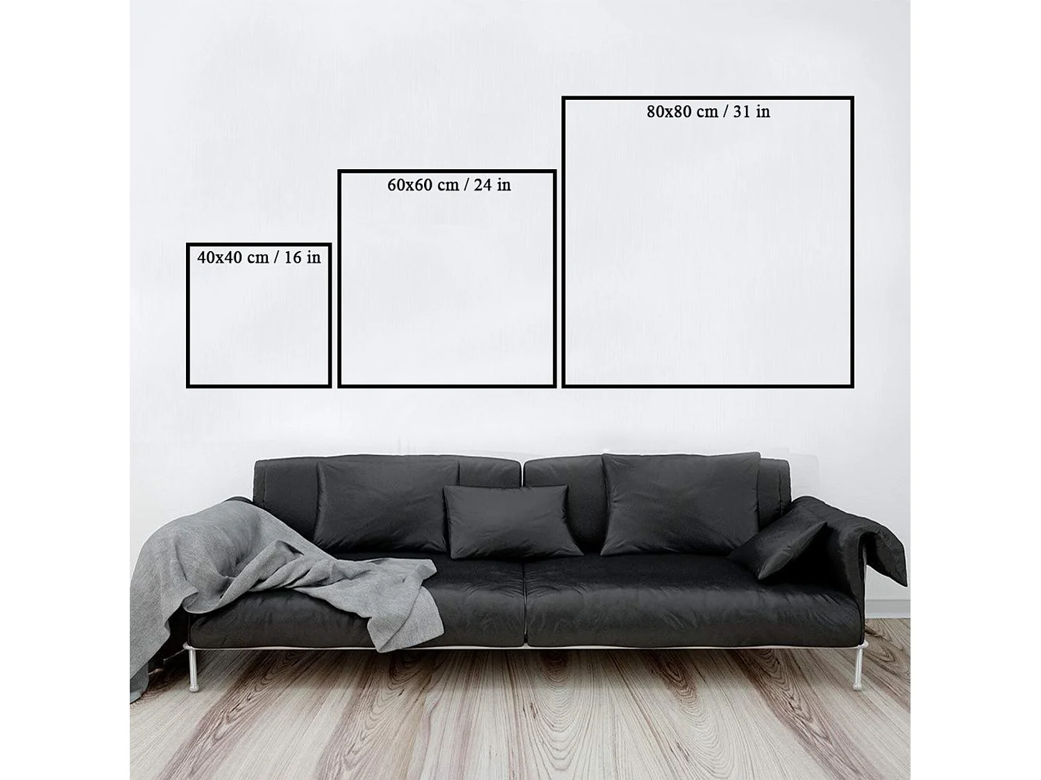 Tableau bois mandala 2 - 60 x 60 cm