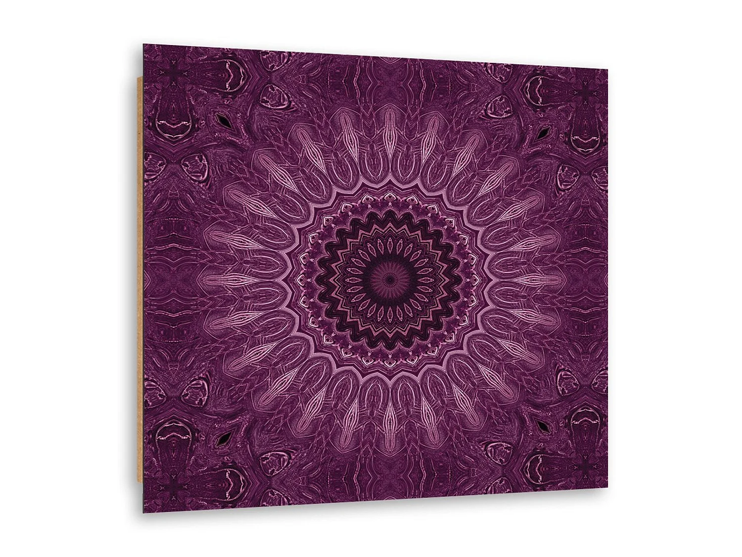 Tableau bois mandala 2 - 60 x 60 cm