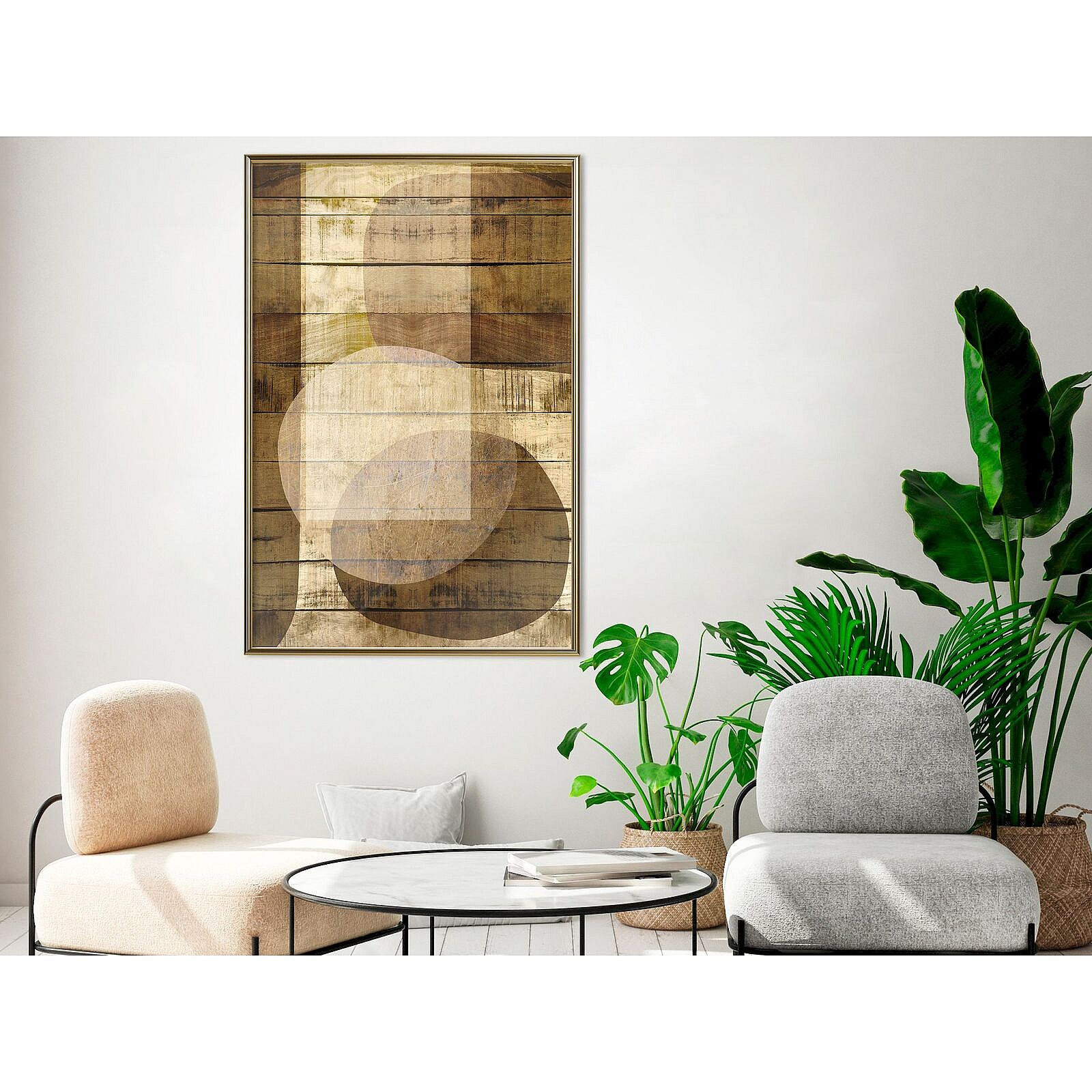 Tableau cadre Espace éclairé - 30 x 45 cm