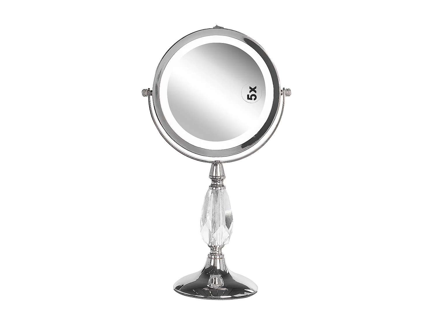 Make-up spiegel LED MAURY Zilver