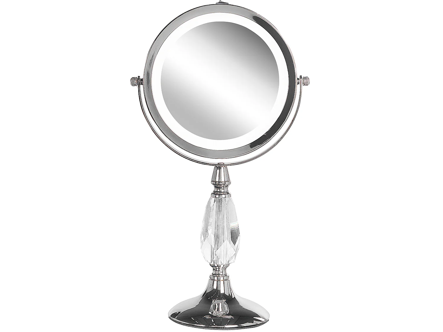Miroir de table LED MAURY Argenté
