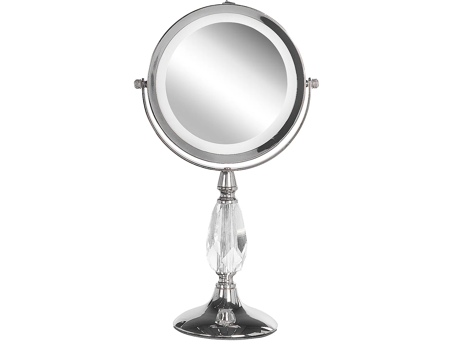 Miroir de table LED MAURY Argenté