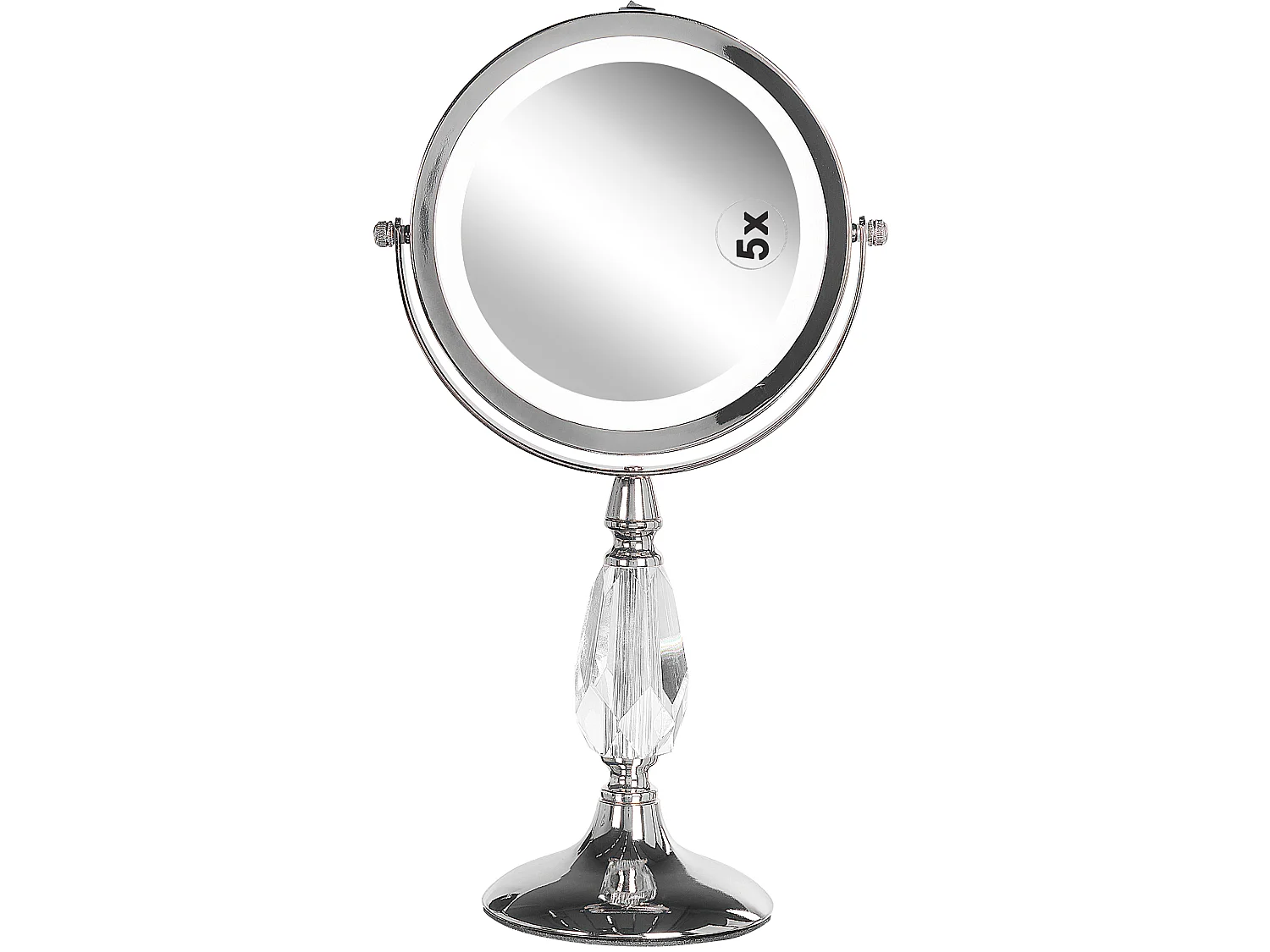 Miroir de table LED MAURY Argenté