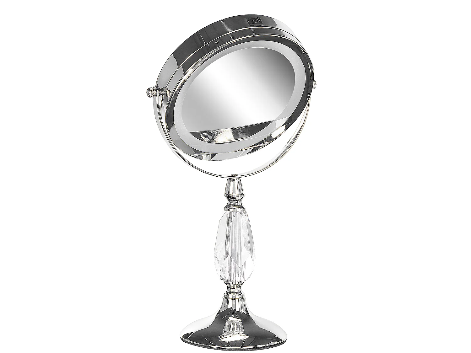 Miroir de table LED MAURY Argenté