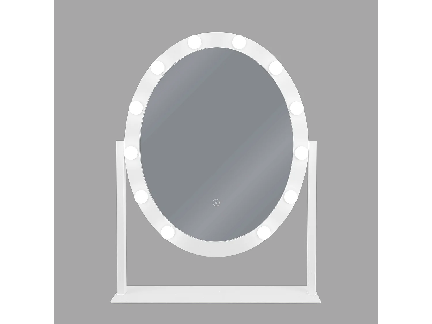 Kaptafel spiegel LED ROSTRENEN Wit