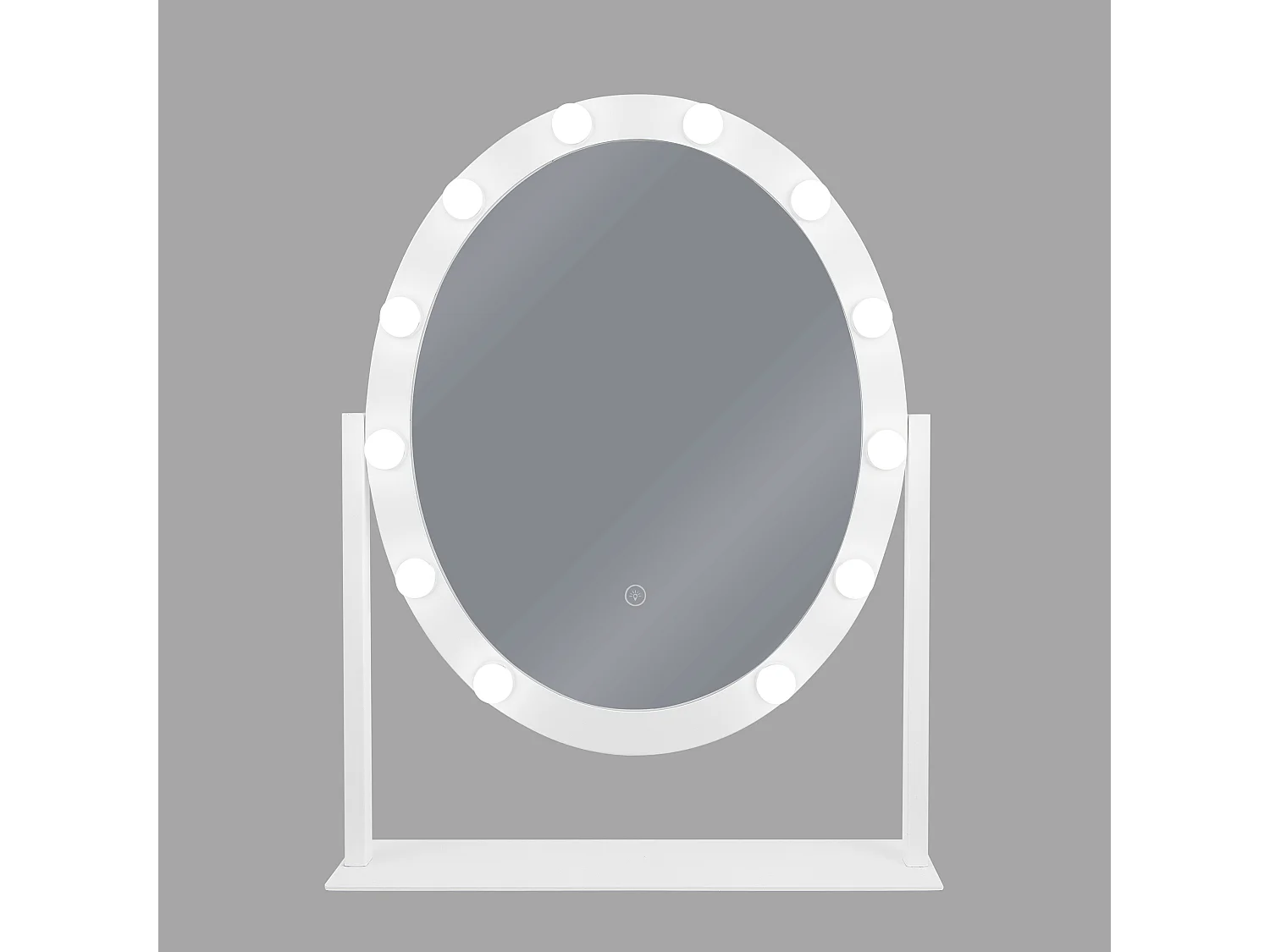 Miroir de coiffeuse LED ROSTRENEN Blanc
