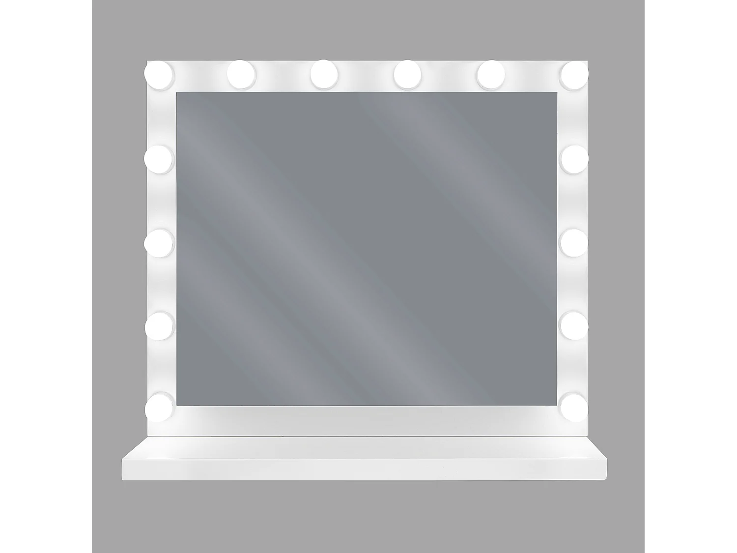 Miroir de coiffeuse LED BEAUVOIR Blanc