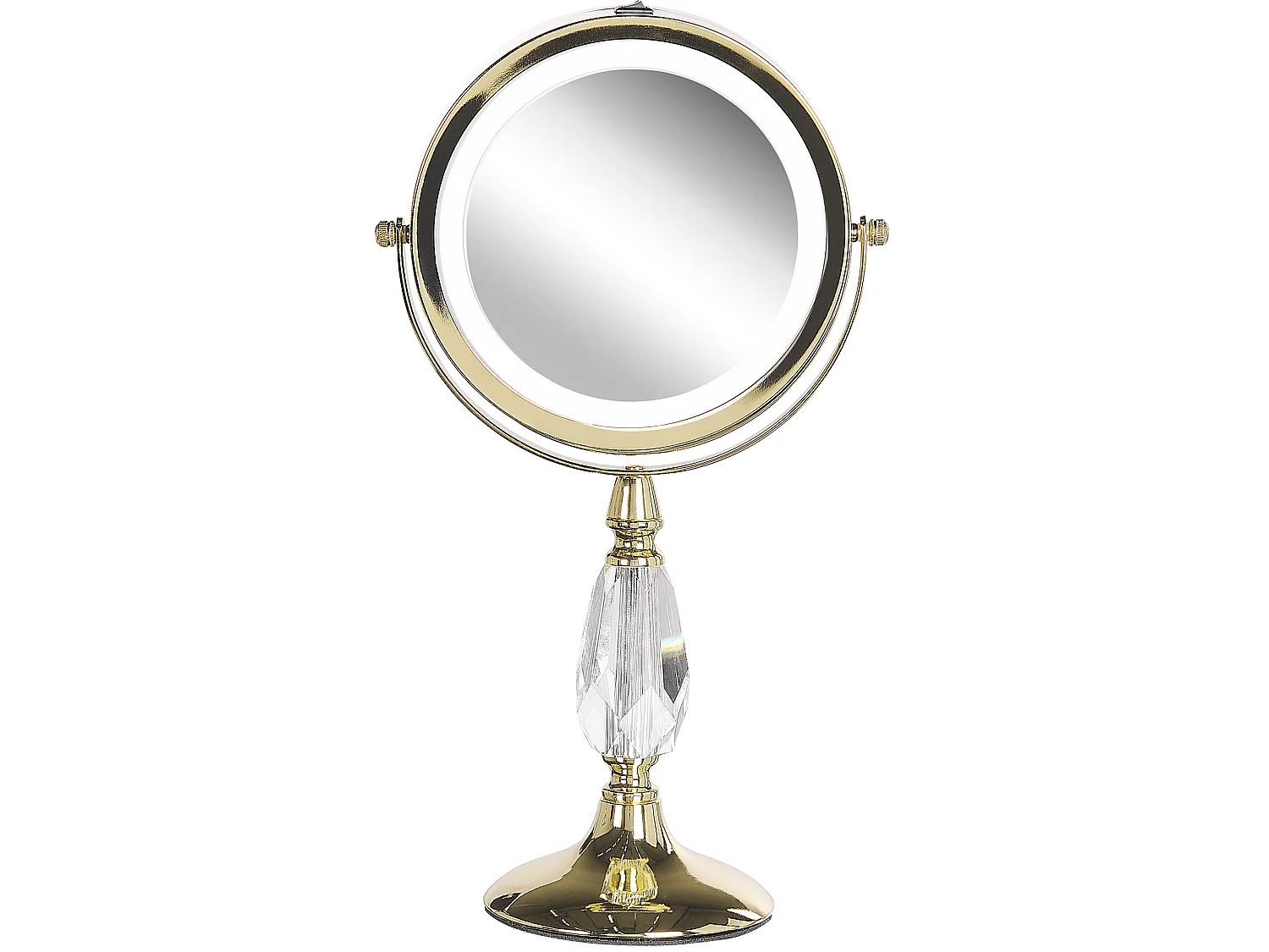 Miroir de table LED MAURY Doré