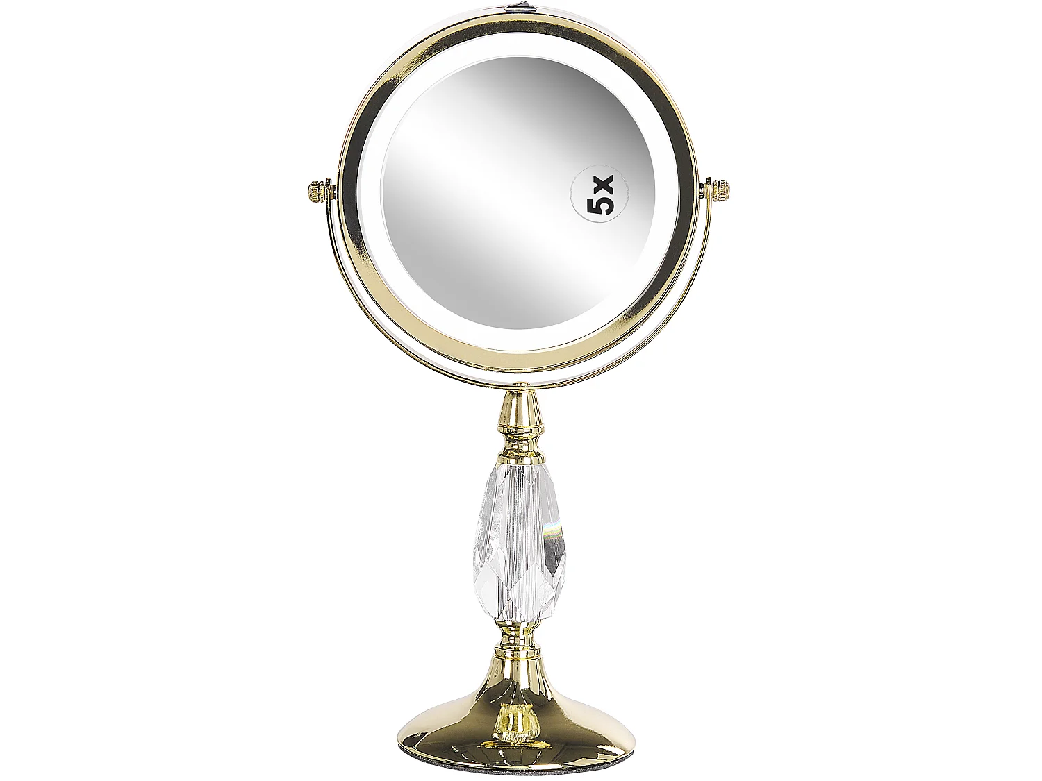 Miroir de table LED MAURY Doré