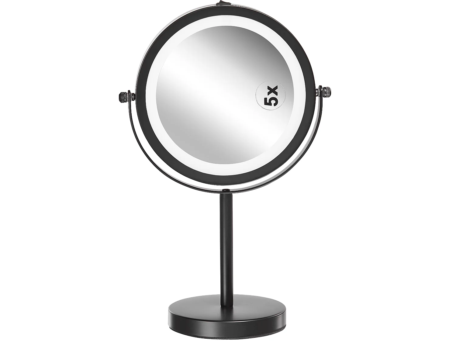 Make-up spiegel LED TUCHAN Zwart