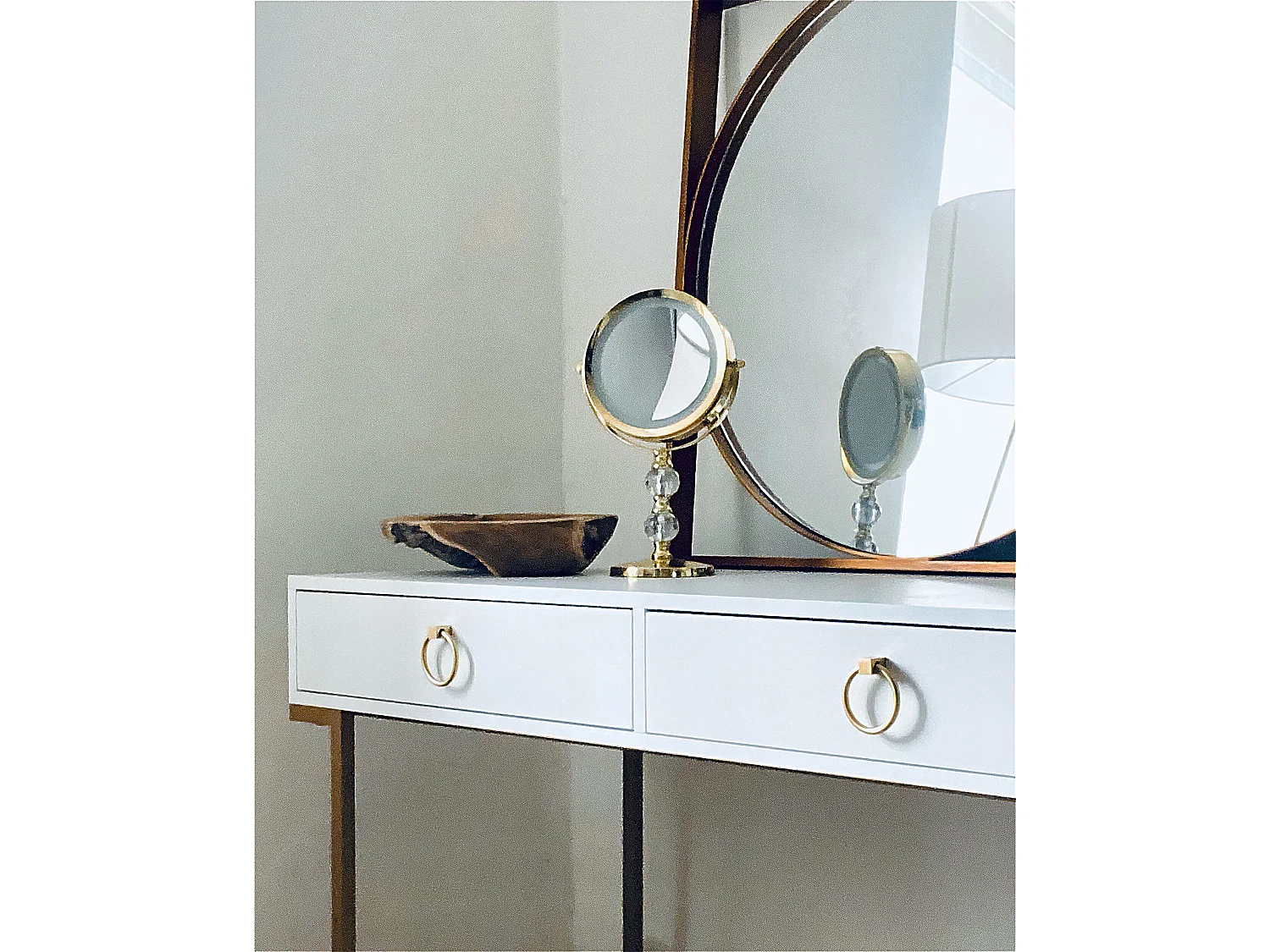 Miroir de table LED CLAIRA Doré