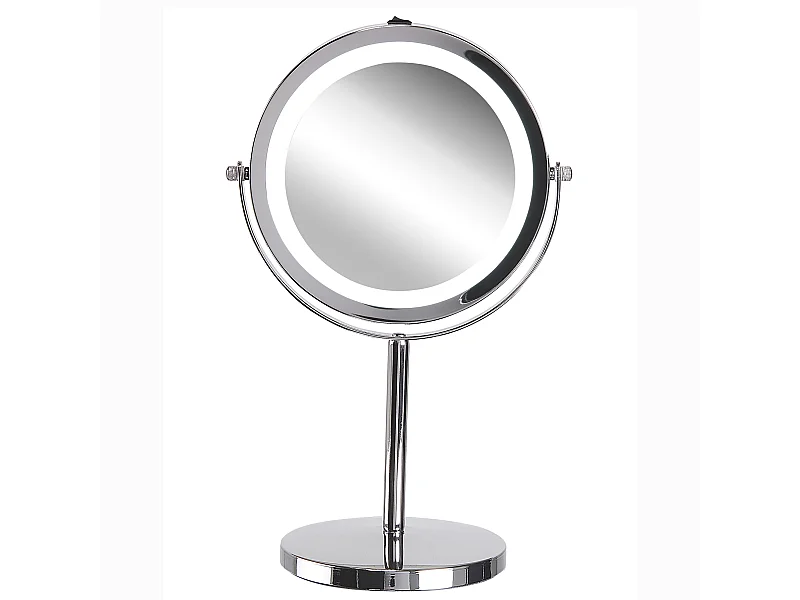 Make-up spiegel LED VERDUN Zilver