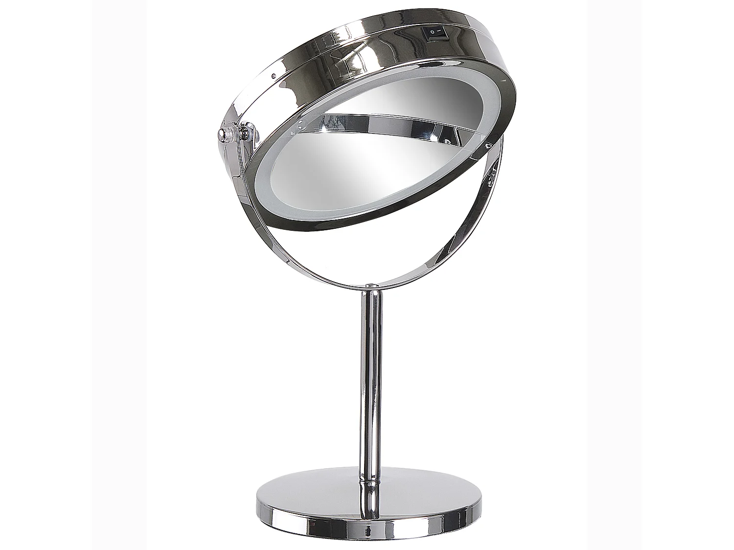 Miroir de table LED VERDUN Argenté