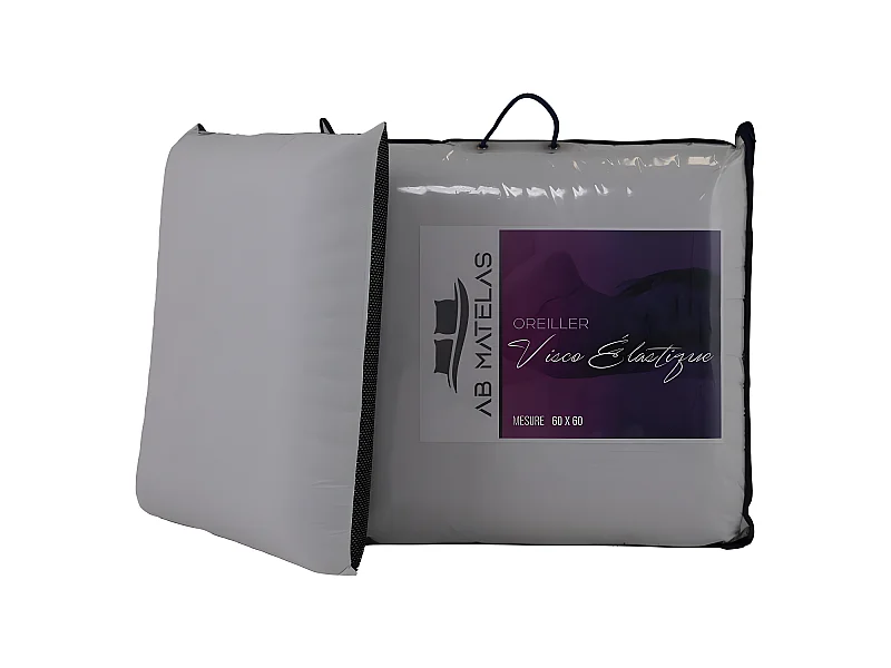 2x Oreillers 60x60 mémoire