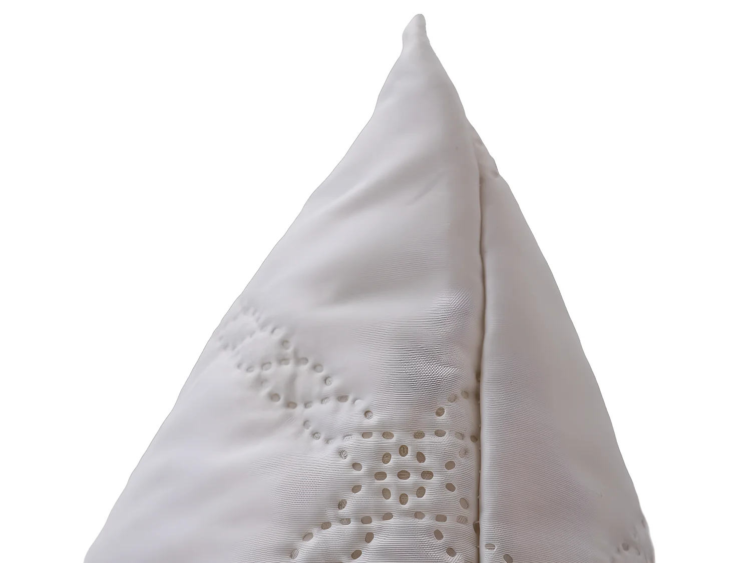 Oreiller en flocons accueil mémoire de forme - 60x60cm