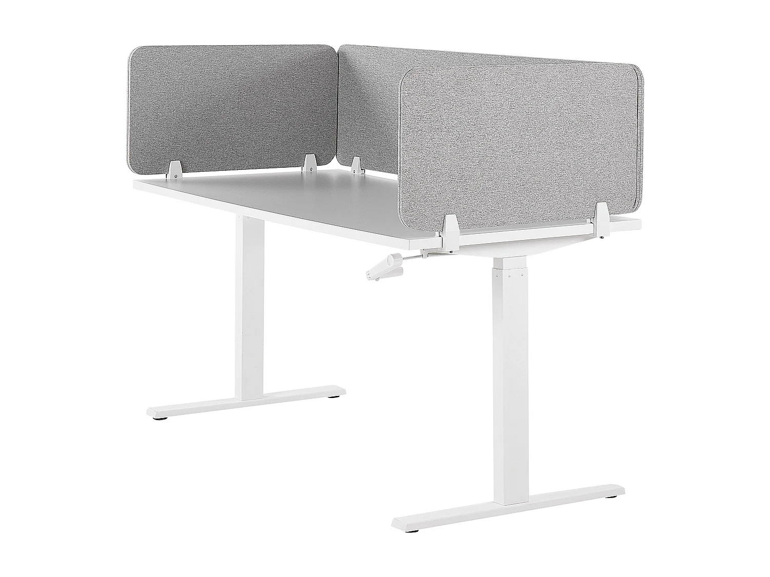 Pannello divisorio per scrivania grigio chiaro 80 x 40 cm WALLY