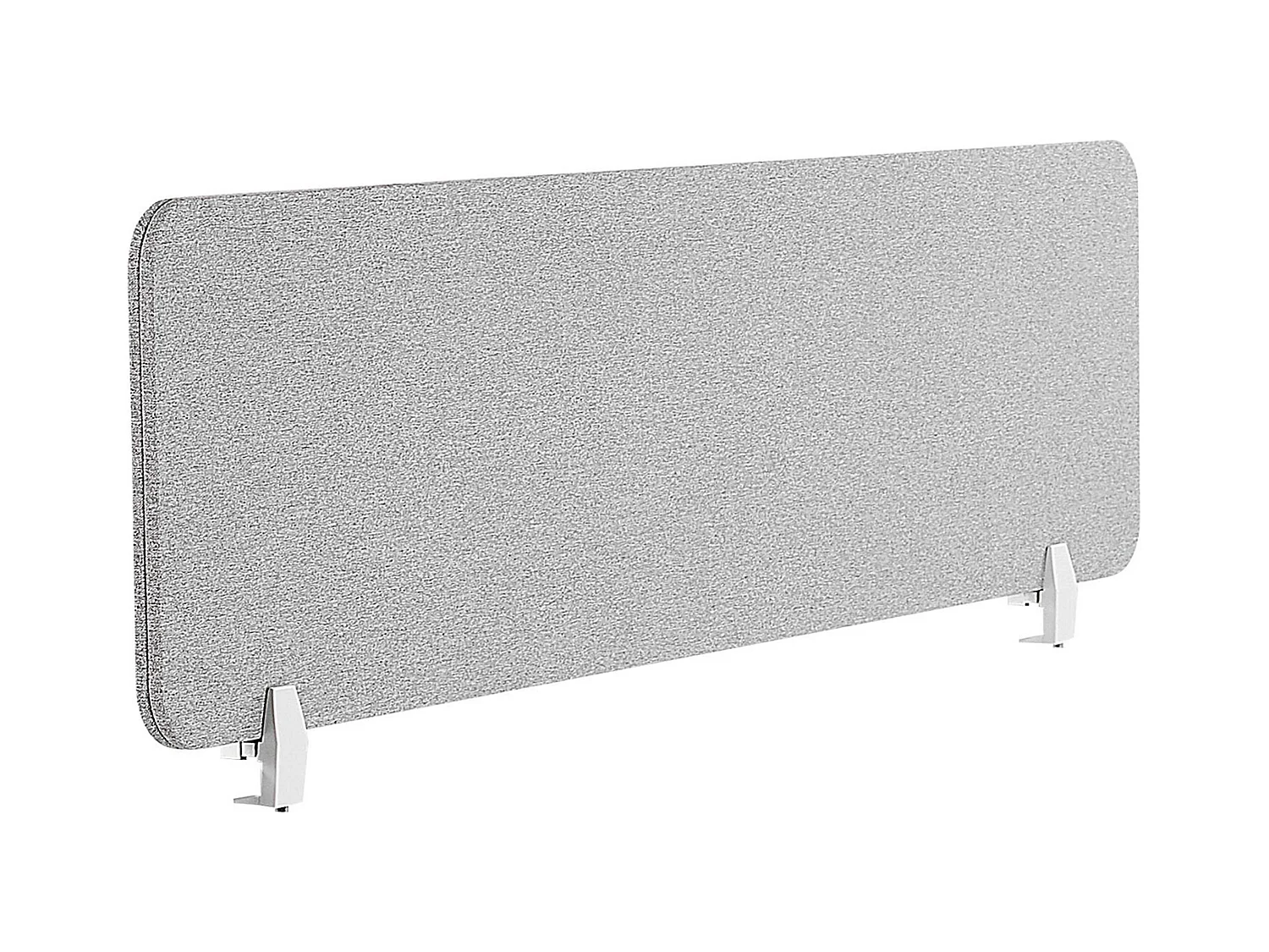 Séparateur de bureau 160 x 40 cm gris clair WALLY