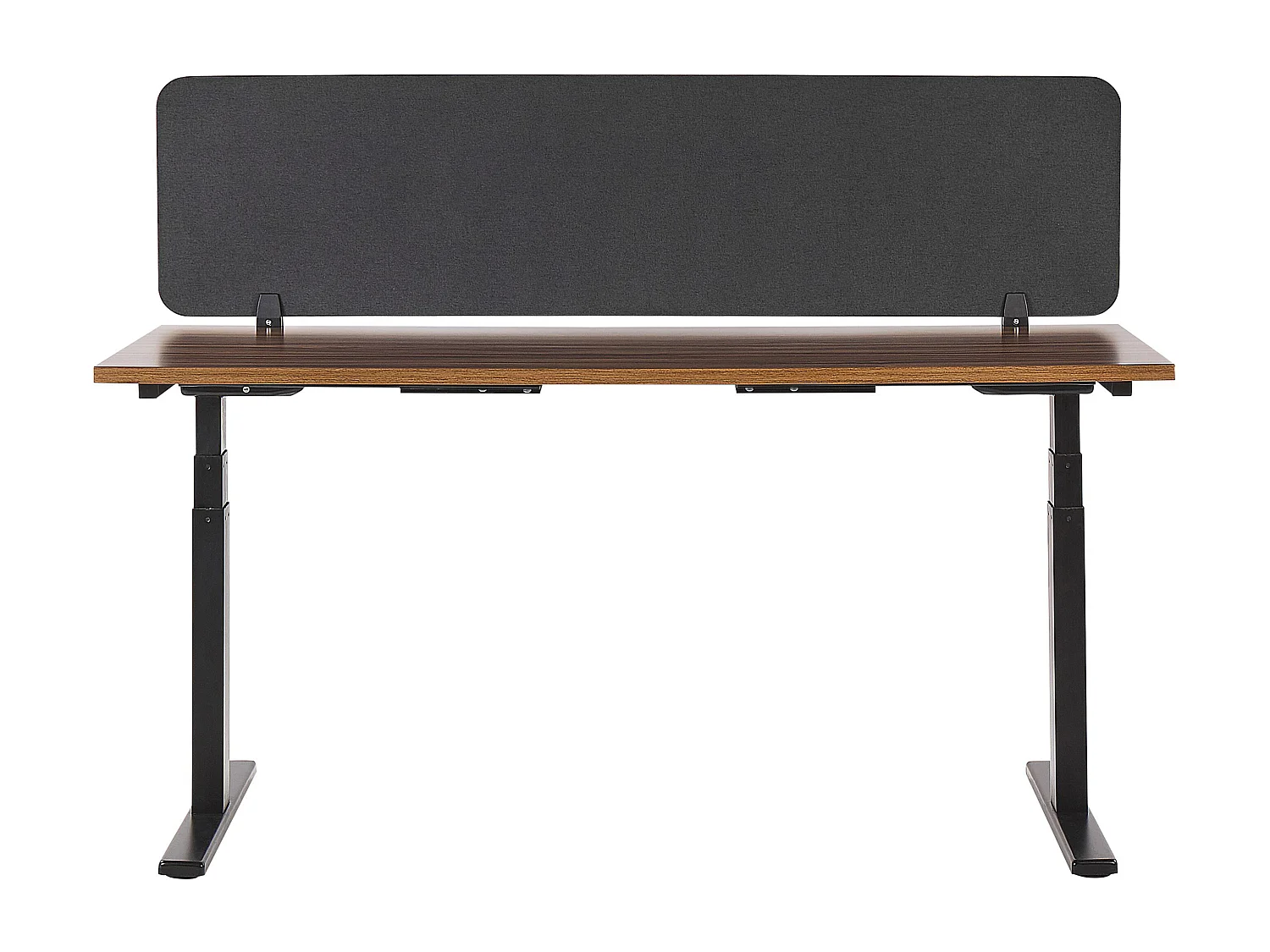 Pannello divisorio per scrivania grigio scuro 180 x 40 cm WALLY