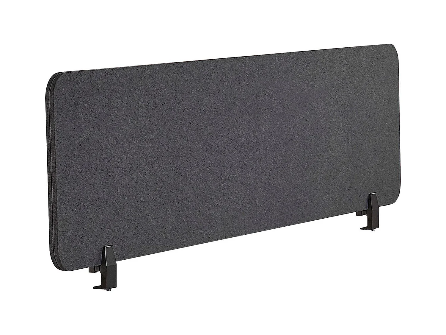 Séparateur de bureau 130 x 40 cm gris foncé WALLY