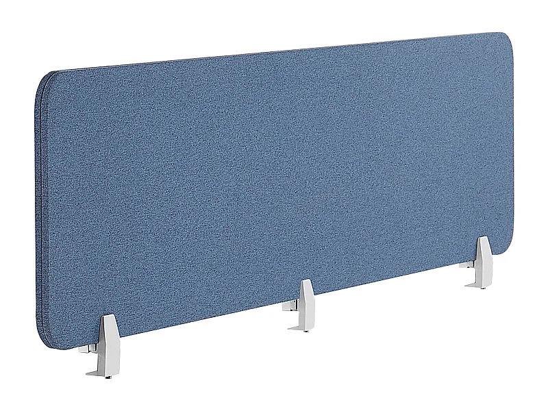 Painel divisor de secretária azul 180 x 40 cm WALLY