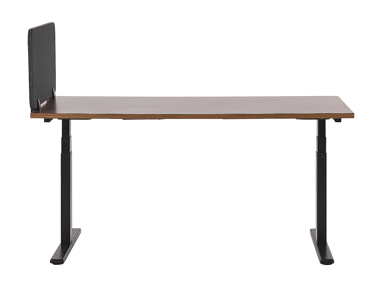 Pannello divisorio per scrivania grigio scuro 160 x 40 cm WALLY