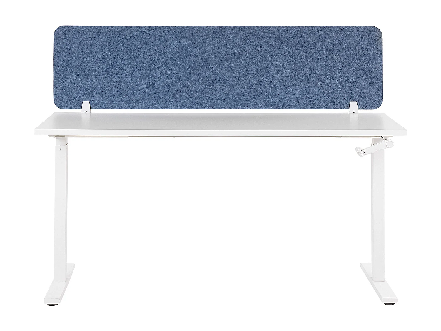 Bureauscherm blauw 160 x 40 cm WALLY