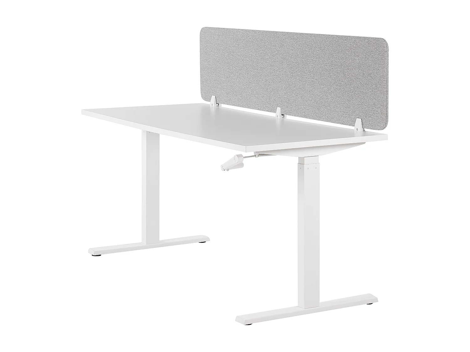 Pannello divisorio per scrivania grigio chiaro 180 x 40 cm WALLY