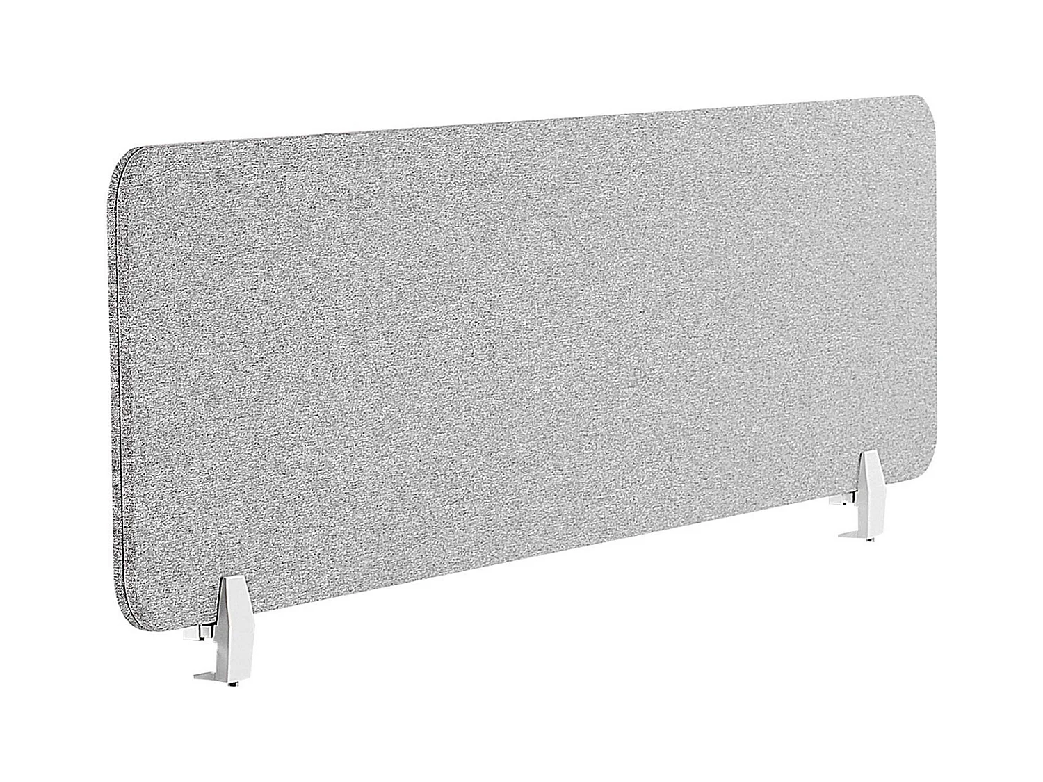Séparateur de bureau 130 x 40 cm gris clair WALLY