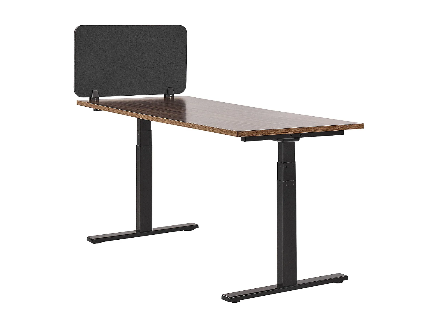 Séparateur de bureau 80 x 40 cm gris foncé WALLY