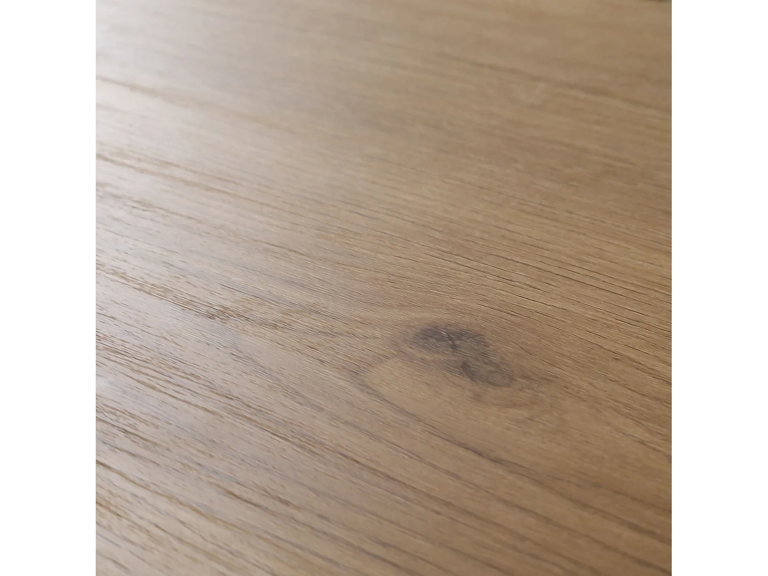 Table console extensible, 222x90x77cm, Pour 10 personnes, Chêne clair