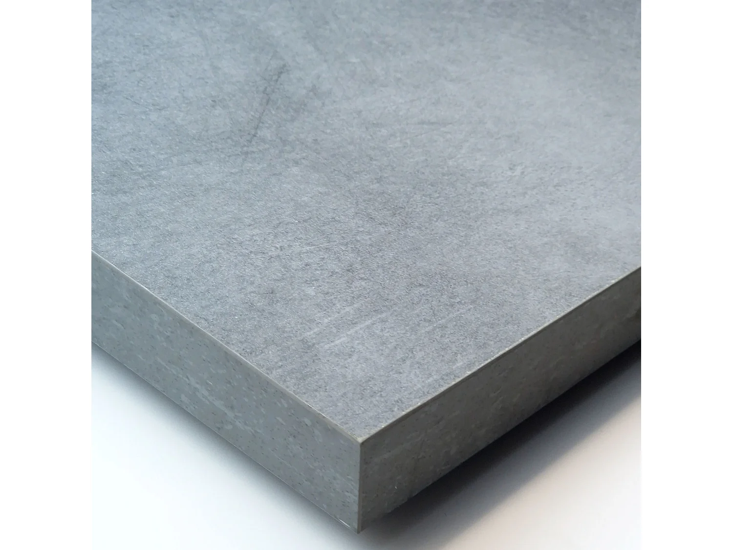 Mesa  Consola de comedor extensible hasta 140x90x77cm, color Gris Cemento.