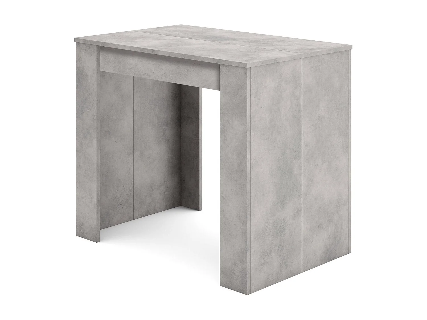 Uitschuifbare Consoletafel, 140x90x77cm, Voor 6 personen, Tafel, Cement